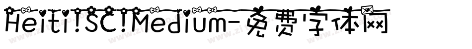 Heiti SC Medium字体转换